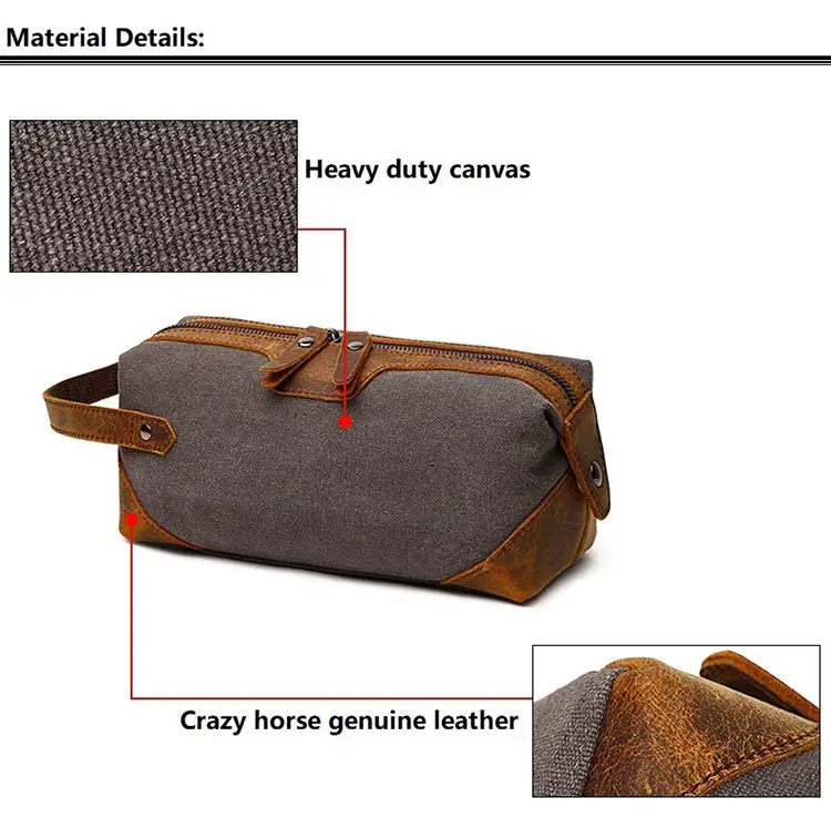 High-end vintage toiletry kit for groomsmen gifts and Fathers Day promotions